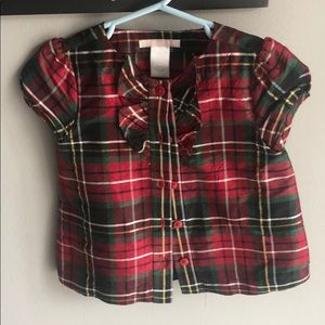 Janie and Jack button blouse